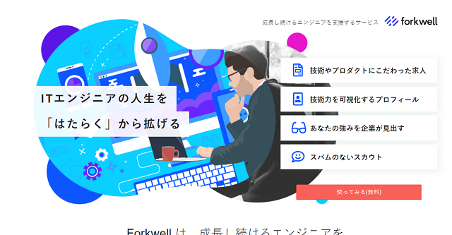 Forkwellの評判は良い 悪い 口コミとサービスからわかるメリット デメリット Jobらく