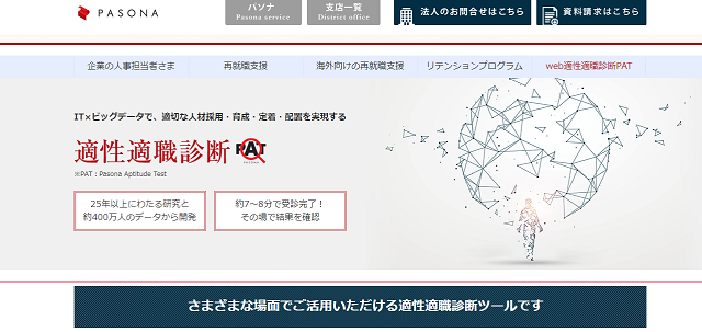 自己診断ツール（パソナキャリア）