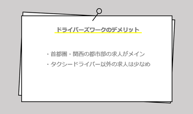 ドライバーズワークの口コミ・サービスからわかるデメリット