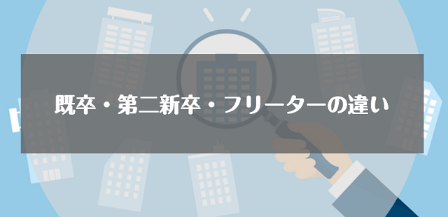 既卒・第二新卒・フリーターの違い